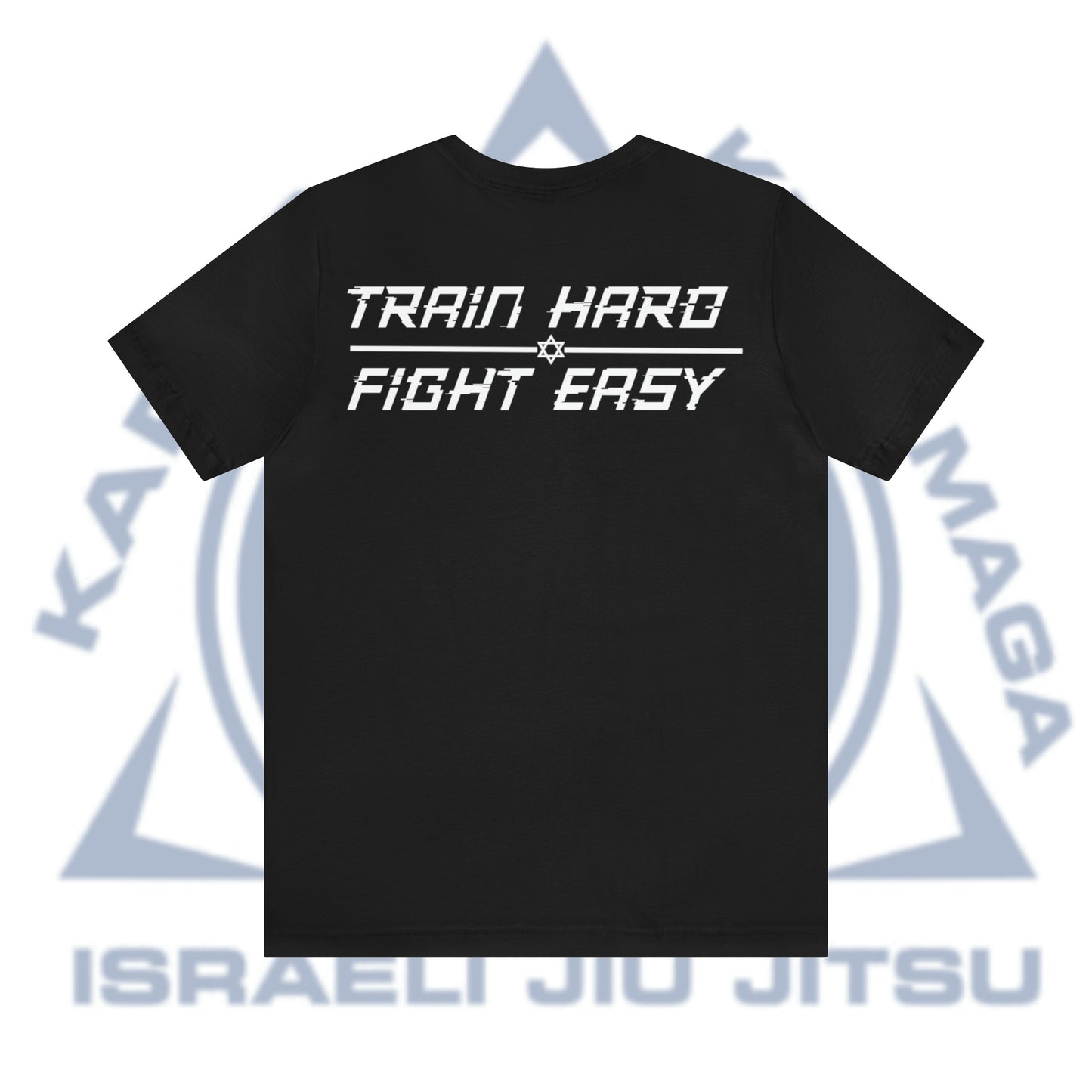 Train Hard Fight Easy White Unisex Short Sleeve Tee